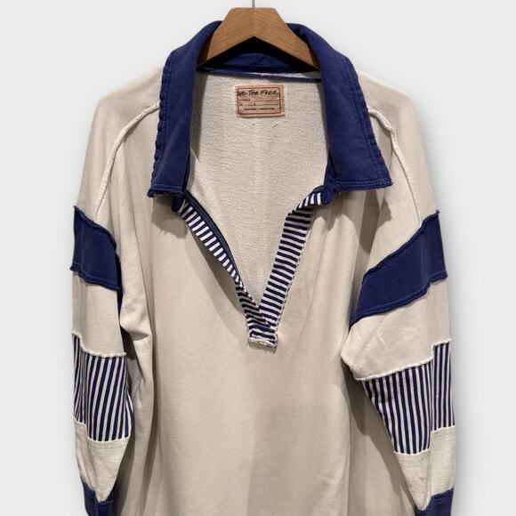 Free People x We The Free Clean Prep Polo Size Large - Picture 7 of 12